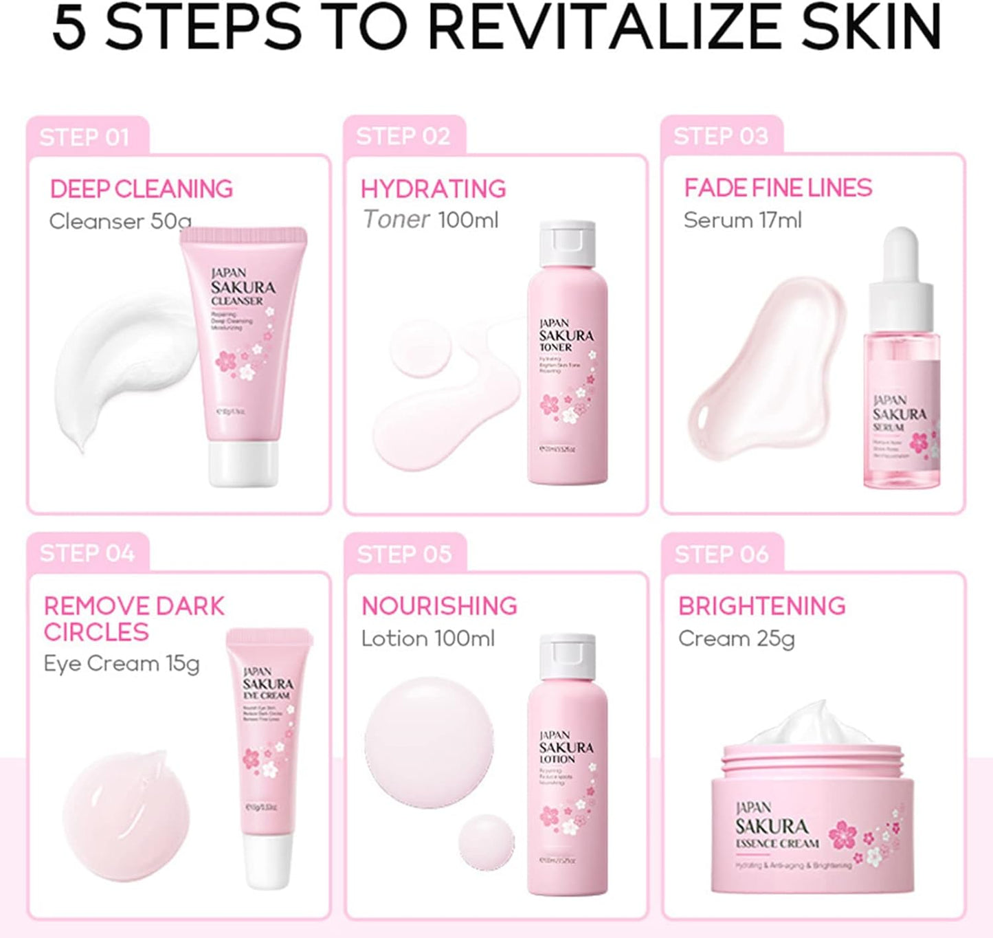 Japan Sakura Skin Care Set