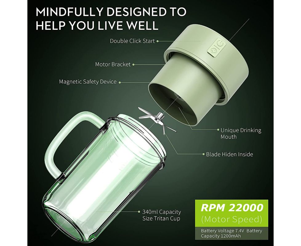 CJ™ Portable Crusher Juicer (2 In 1 )