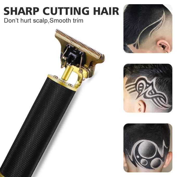 T9 Rechargeable Professional Hair Trimmer 0mm Baldheaded Cutter