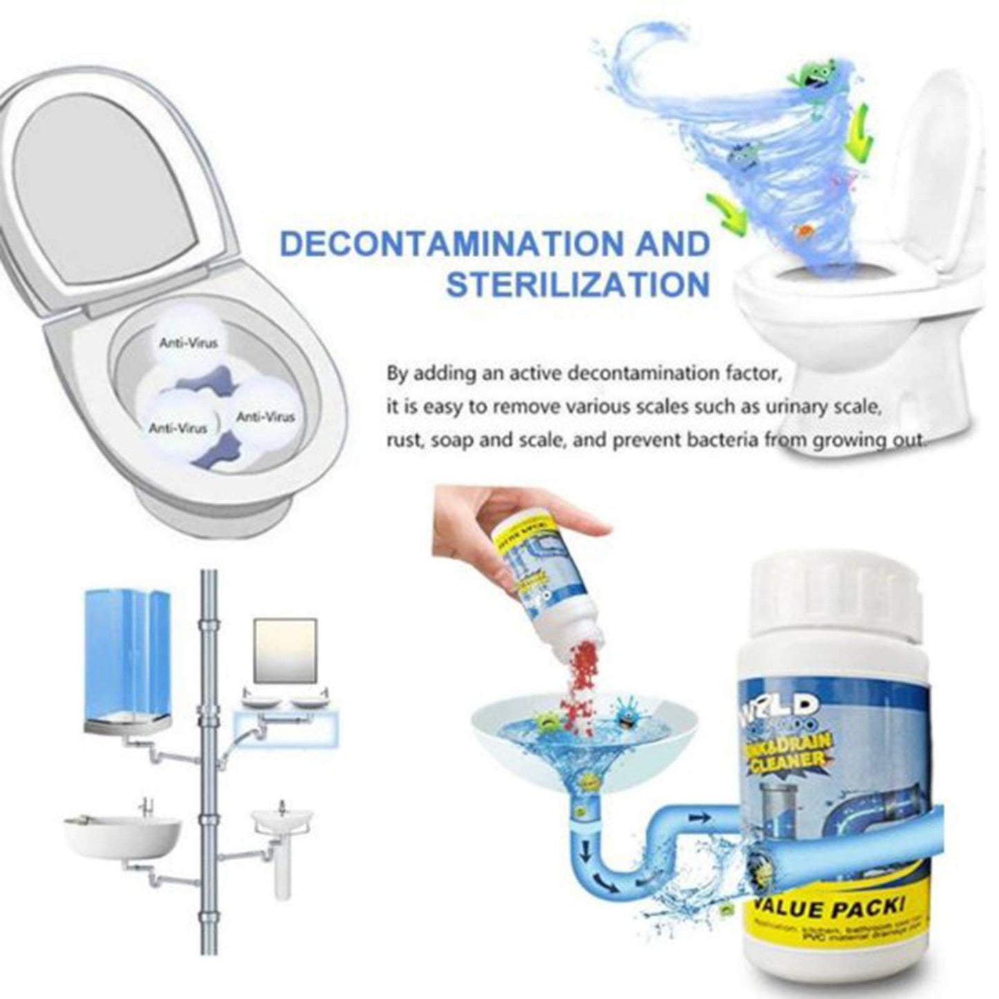 World Tornado Sing & Drain Cleaner
