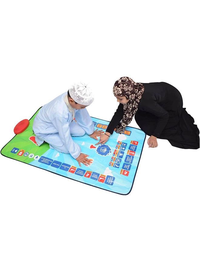 Yameen | Electronic Is-lamic Prayer Carpet For KIDS Worship Step Guide for Kids Toddlers