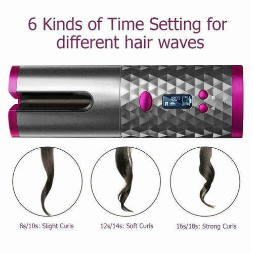 Cordless Automatic Hair Curler
