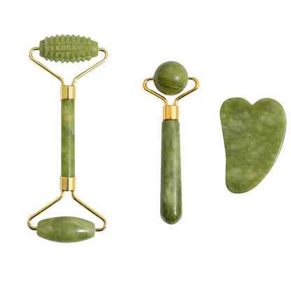 Facial Jade Face Roller And Guasha