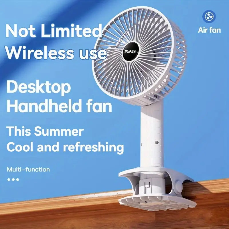 Super™ | Circulation Clamp Fan (Rechargeable)