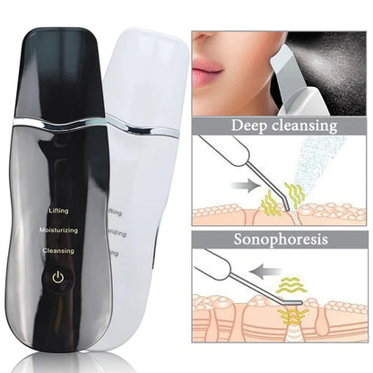 Ultrasonic Skin Spatula 4 in 1 Exfoliating Wand