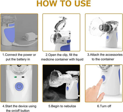 PORTABLE MESH NEBULIZER | RECHARGEABLE