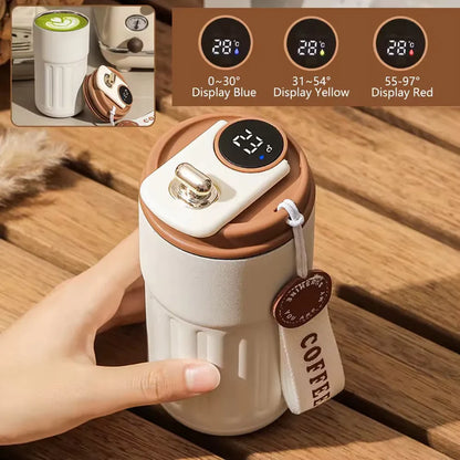 Smart Bottle LED Temperature Display Coffee Cup