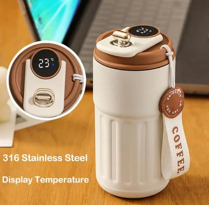 Smart Bottle LED Temperature Display Coffee Cup