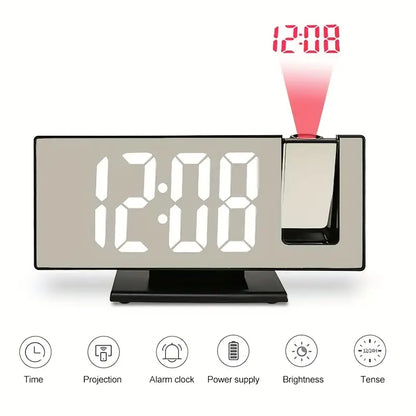 3D Projection Alarm Clock with Mirror