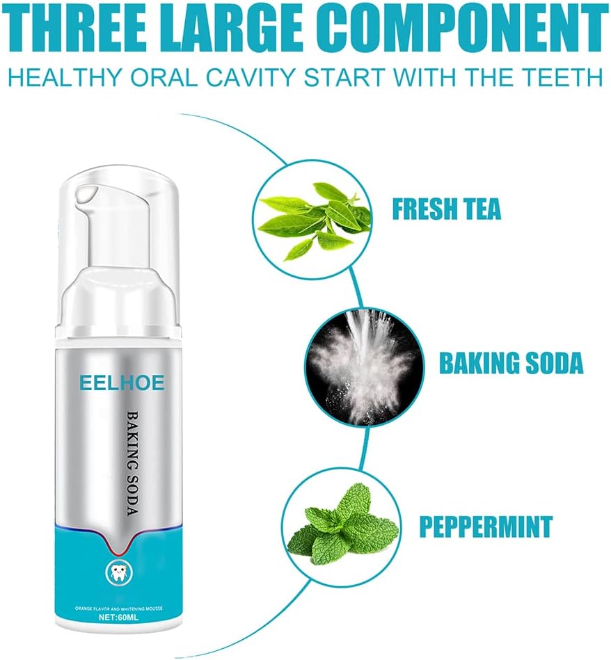 TEETH WHITENING MOUSSE BAKING SODA
