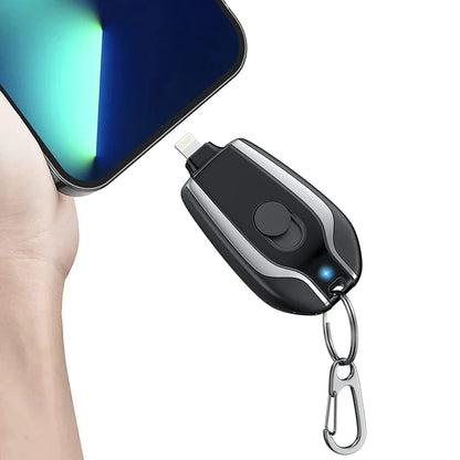 Portable Keychain Charger | Fast Charging Backup Power Bank For Type c Devices