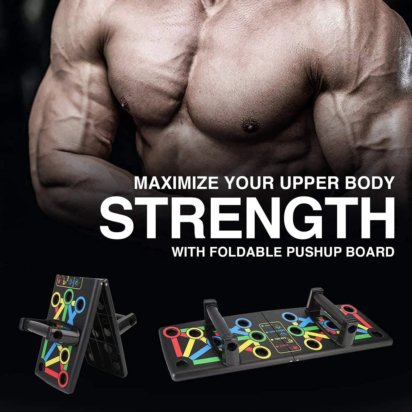 Push Up Board Portable Multi-Function 14 in 1 Push Up Bar Exercise Equipment
