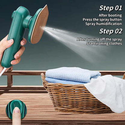 Micro Steam Iron Mini Handheld Garment Steamer Iron Steamer for Clothes