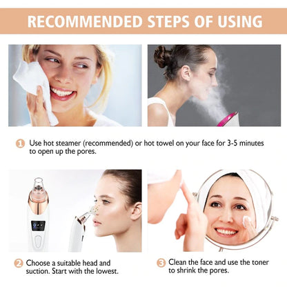 Blackhead Remover Vacuum Acne Pimple Black Spot Suction-Big Sale