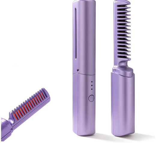 Wireless Hair Styling Straightener Comb