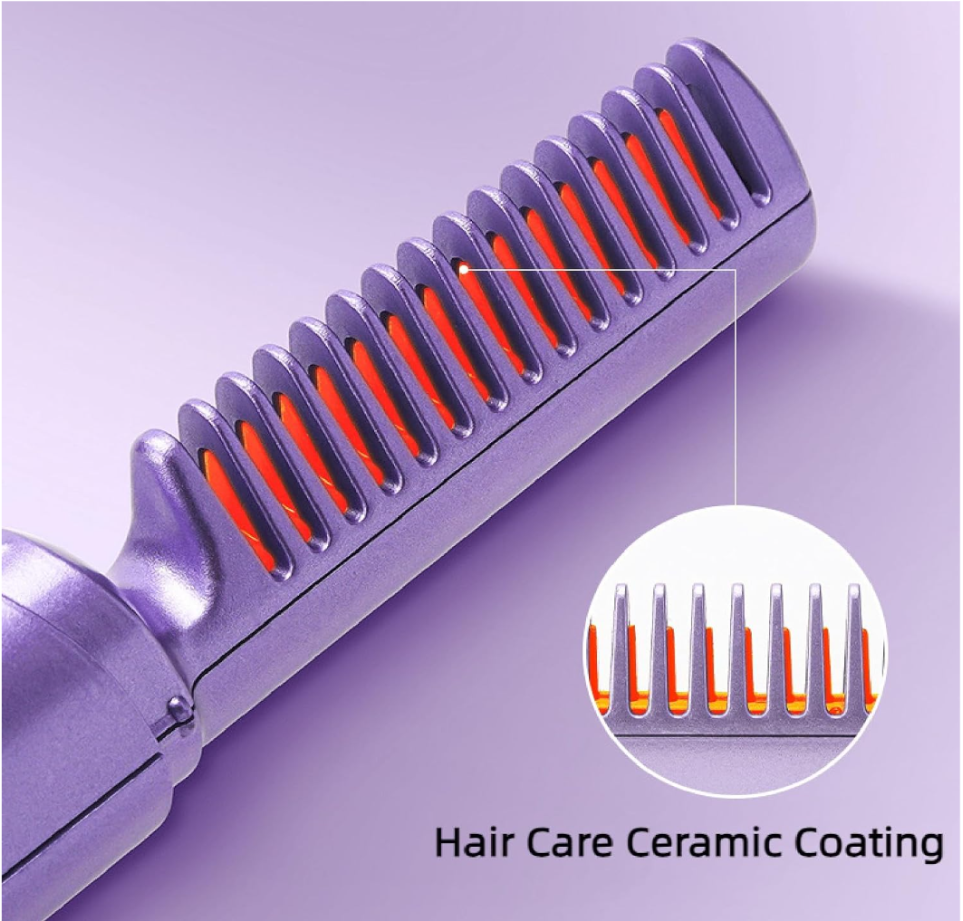 Wireless Hair Styling Straightener Comb