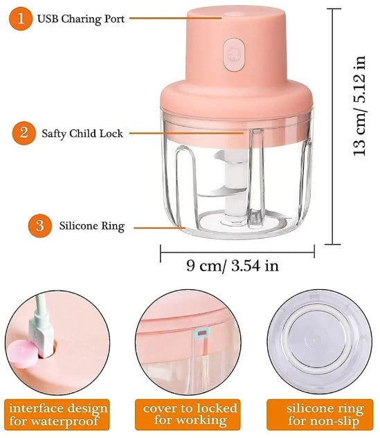 Mini Chopper Rechargeable 250ml