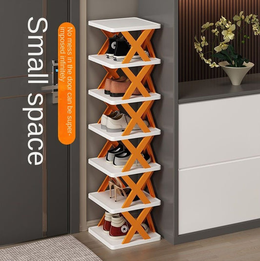 Shoe Rack Multi Layer Shoes Storage Organizer Space -Saving Shelf Door