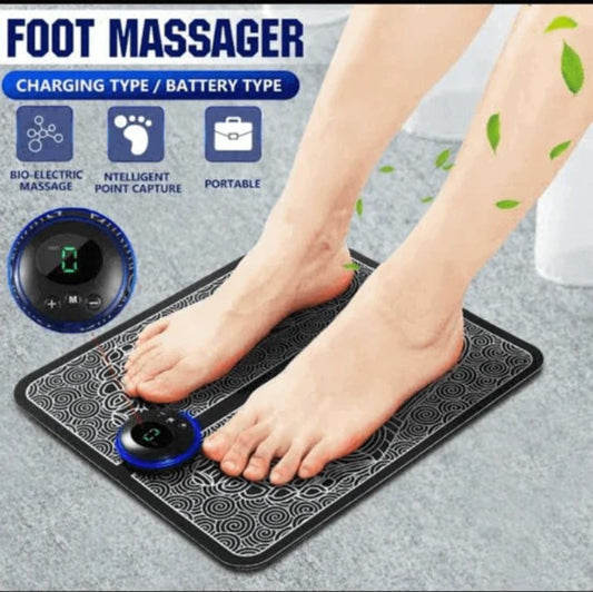 Ems Foot Massager Pad Foot Pulse Therapy Device