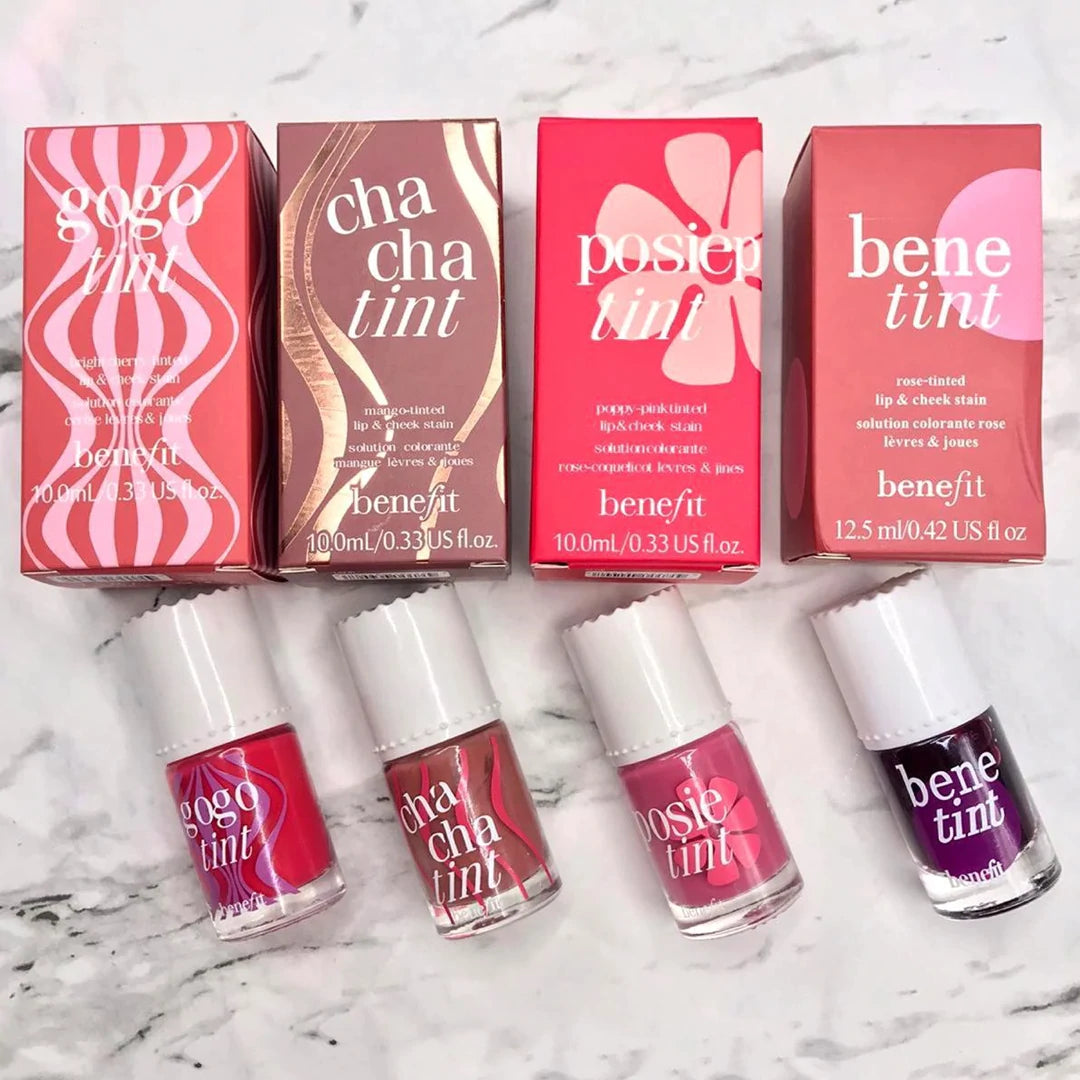 Benefit Lip tint 4 Pcs
