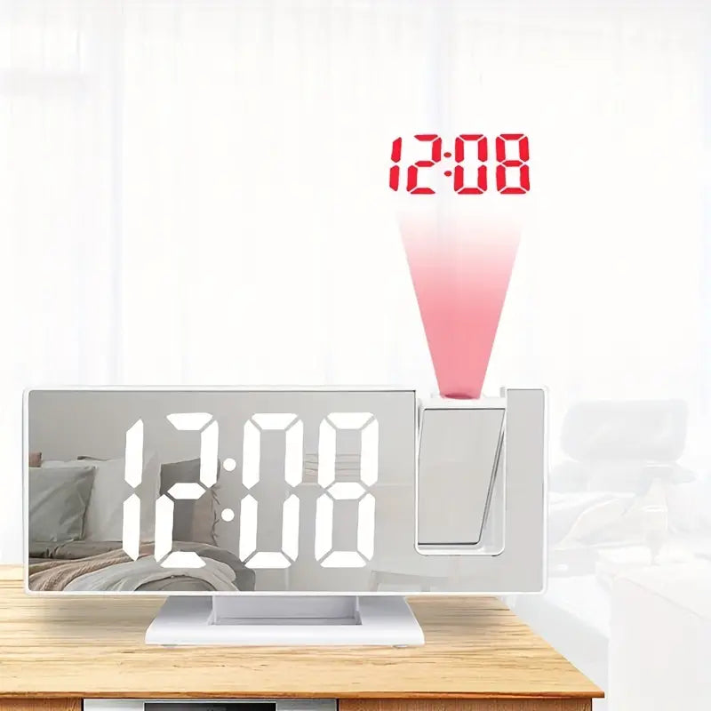 3D Projection Alarm Clock with Mirror