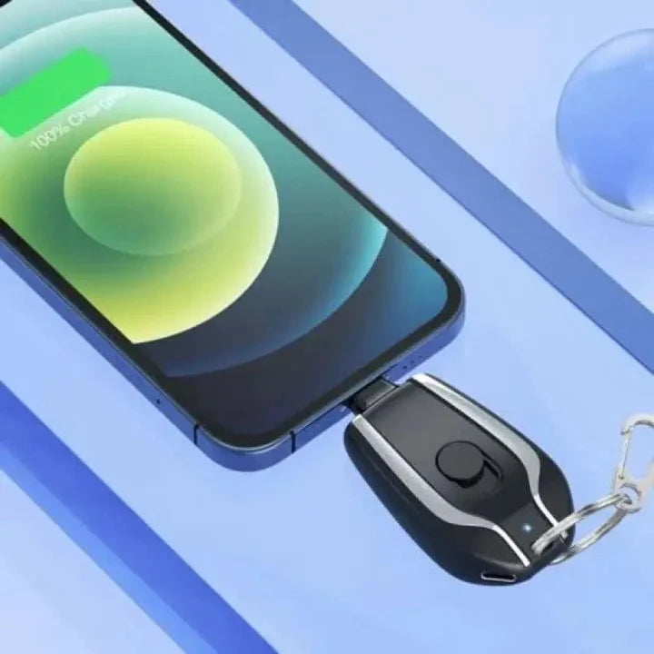 Portable Keychain Charger | Fast Charging Backup Power Bank For Type c Devices